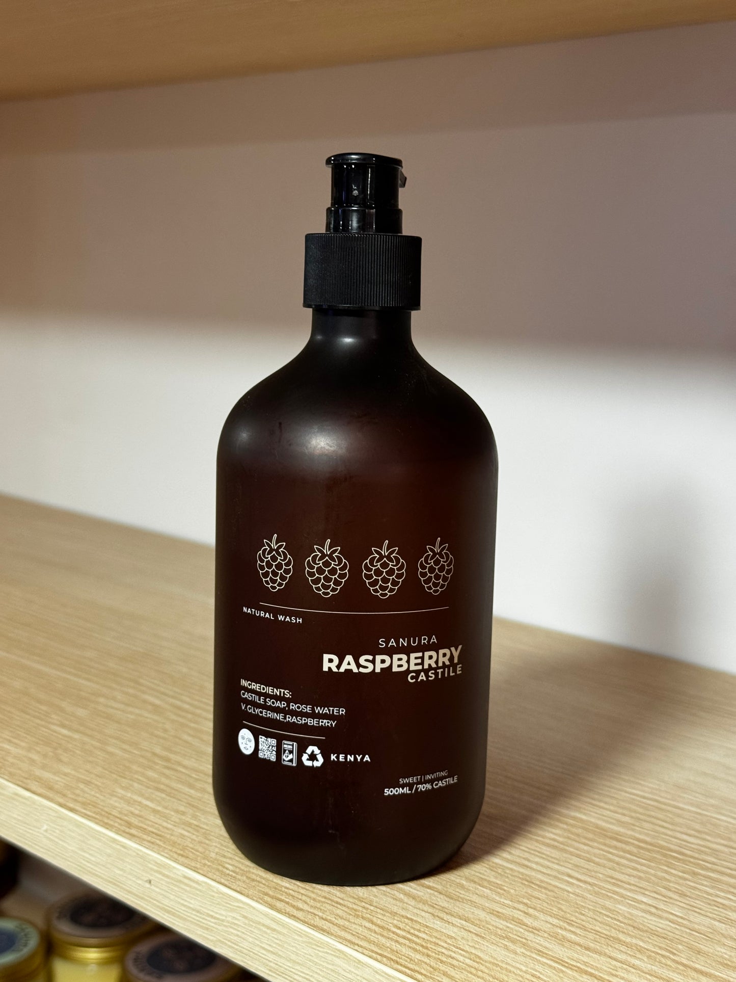 Sanura Body Wash Raspberry Castile