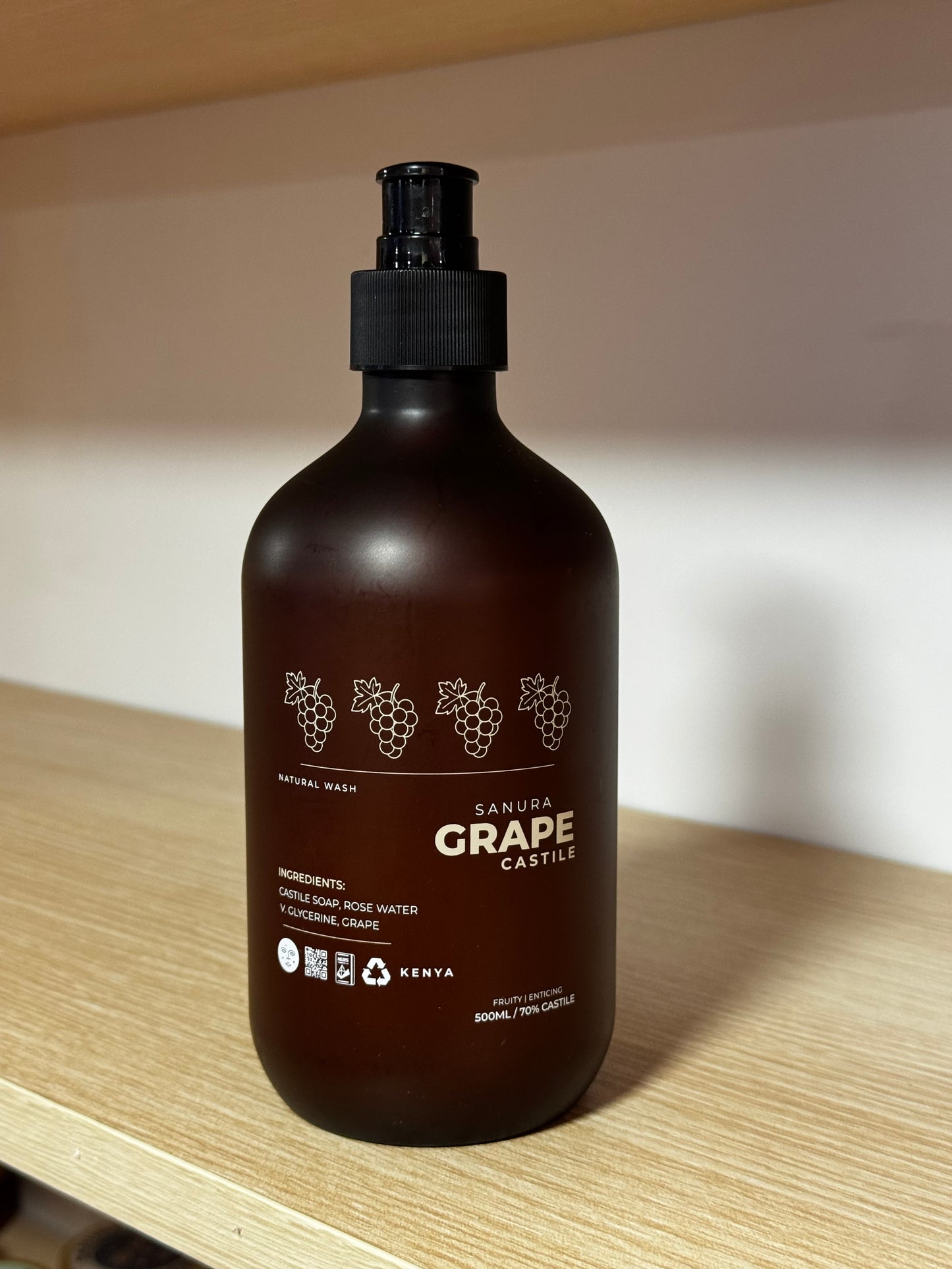 Sanura Body Wash Grape Castile