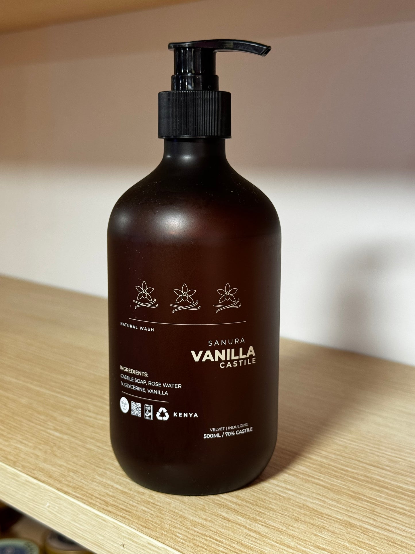 Sanura Body Wash Vanilla Castile