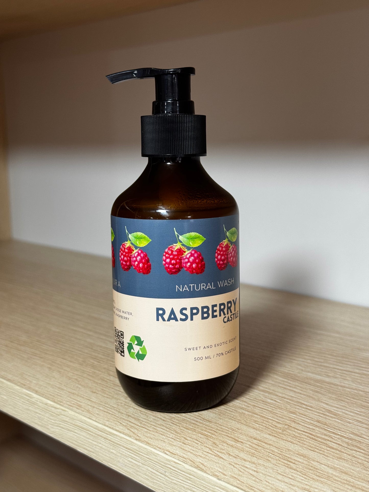 Sanura Body Wash Raspberry Castile